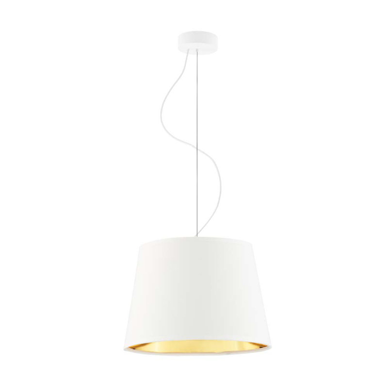 Genti 1 - Light Cone Pendant, White, White