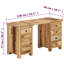 Guillotte Solid Wood Computer Desk