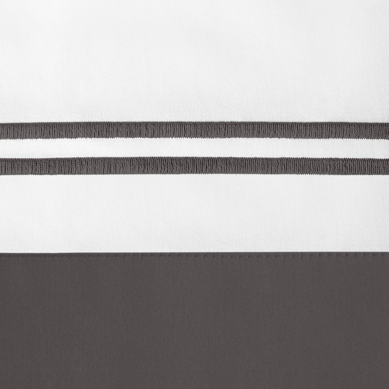 Marco Sateen Flat Sheet, Grisaglia Gray, Queen Flat Sheet  