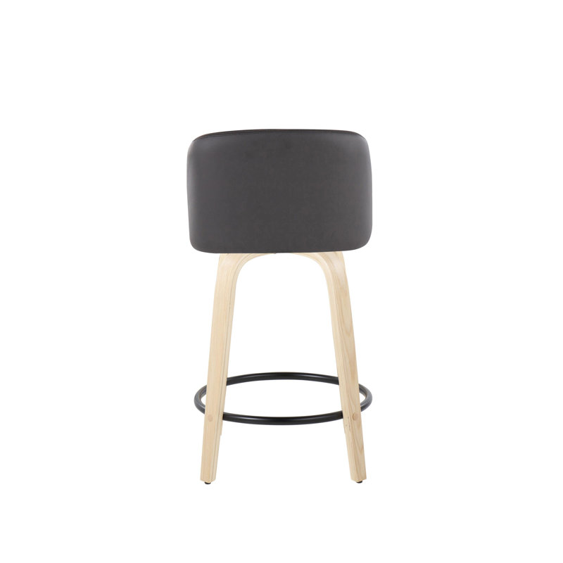 Lakyia Swivel Upholstered Counter Stool