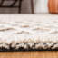 Tapis ivoire touffeté à la main à motif géométrique Giraldo-1014306860