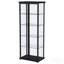 Vitrine noire à 4 tablettes