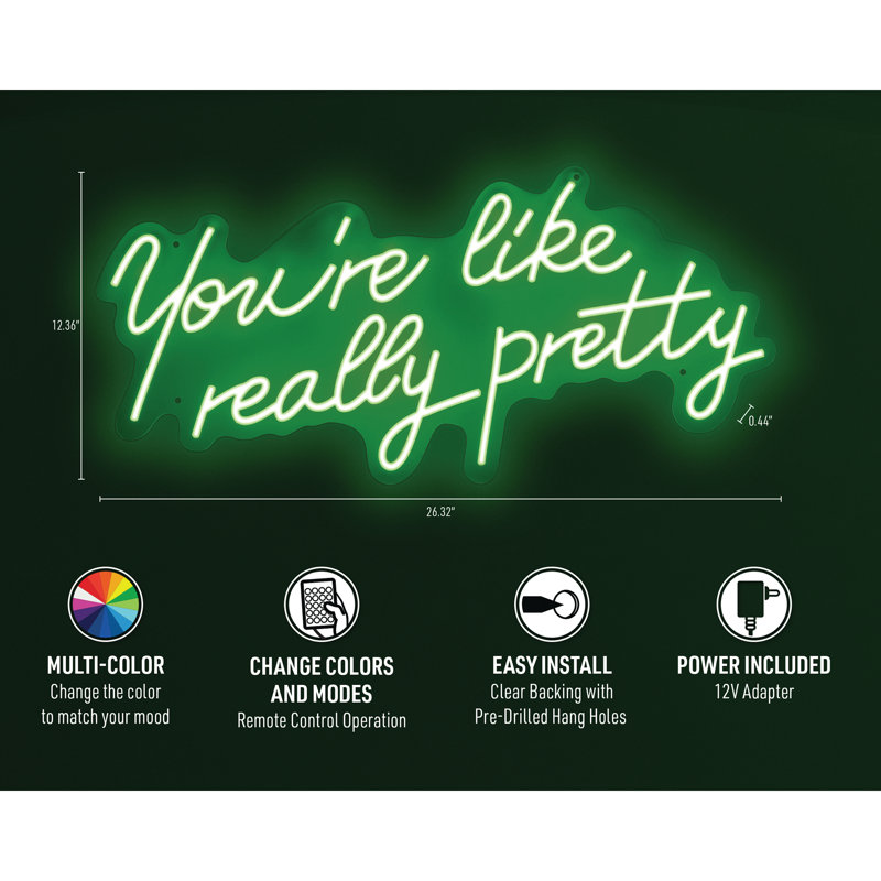 12.3'' Novelty & Humor Themed LED LED Sign
