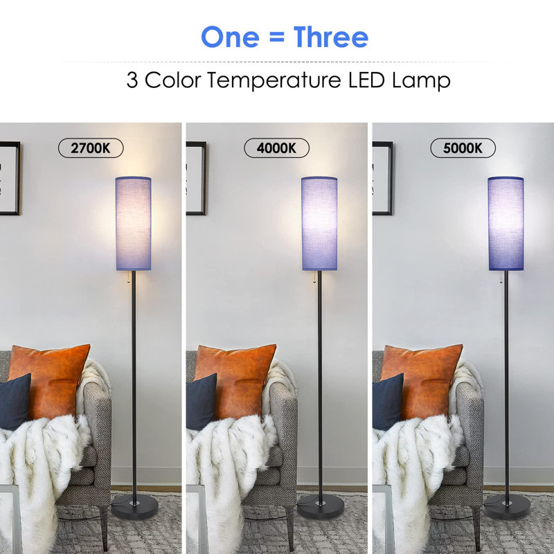 Tuule Traditional Floor Lamp, Blue