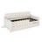 Twin Size Upholstery Daybed with Trundle and USB Charging Design,Trundle can be flat or erected,Beige