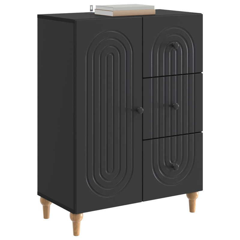 66cm Sideboard, Black