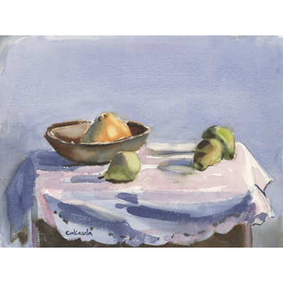Teagon Fruit Still Life by Stephen Calcasola - Wrapped Canvas Print