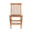Maez Solid Wood Slat Back Folding Side Chair