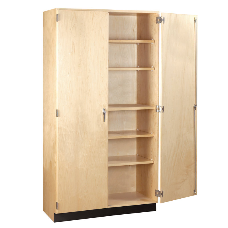 6 Compartment Manufactured Wood Classroom Cabinet, 32" W