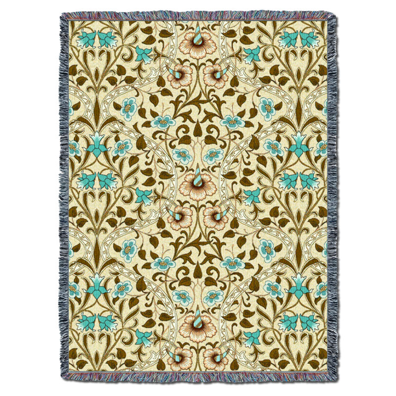 Couverture de blé jonquille pure Pure Country Weavers - Morris & Crafts, L 60 po x L 80 po, Blé
