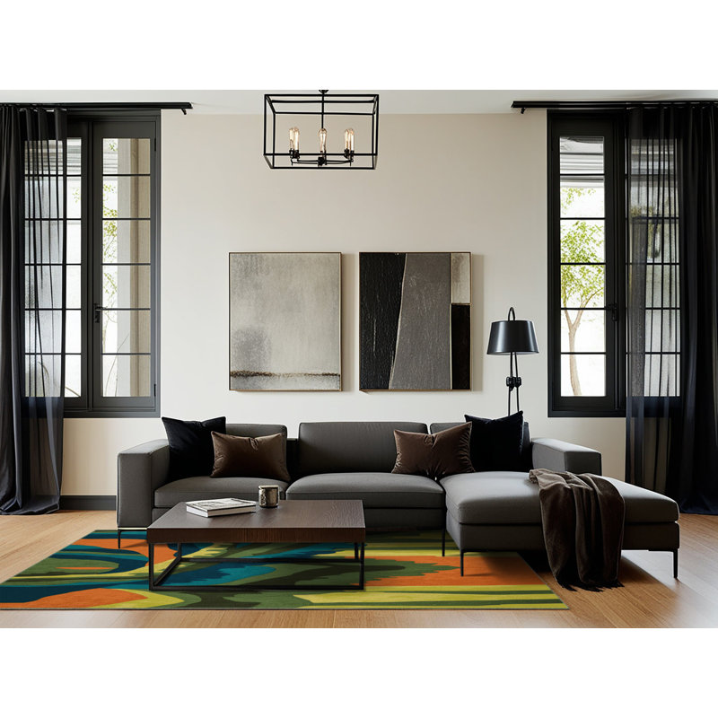 Tapis Highland Glow, Rectangulaire 8 pi x 12 pi