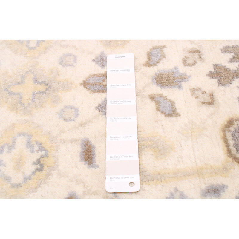 Tapis de couloir unique en laine noué à la main 2 pi 6 po x 11 pi 8 po nouvel âge Teitur