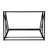 Long Glass-Top Console Table