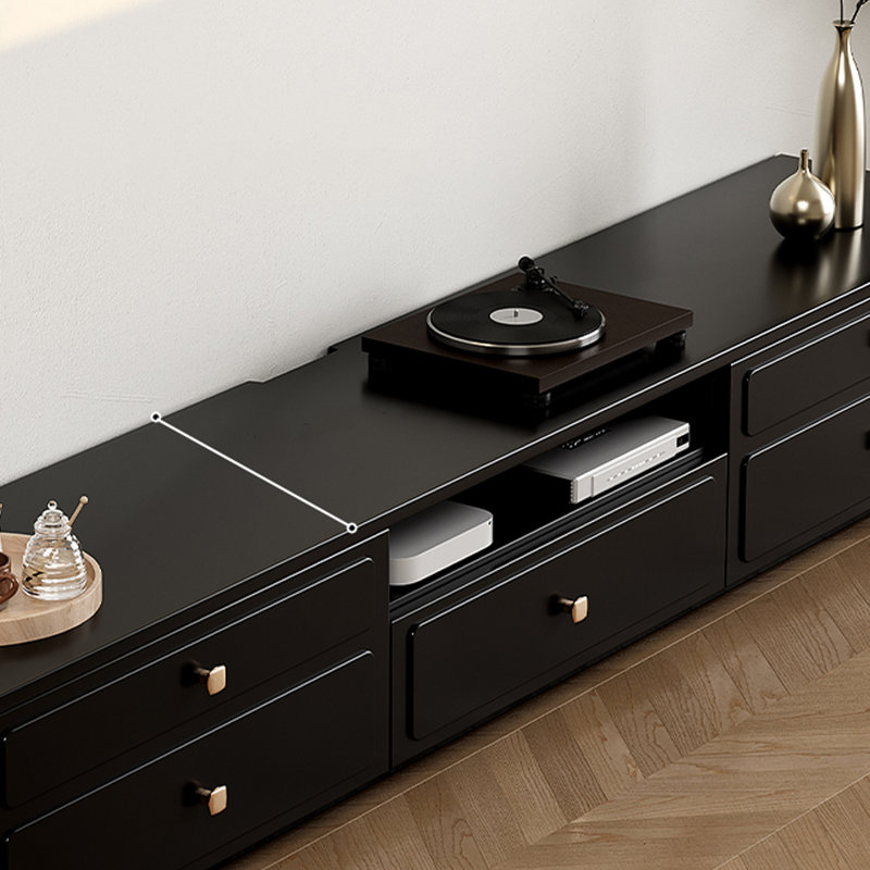 Modern Minimalist TV Stand, 86.61"