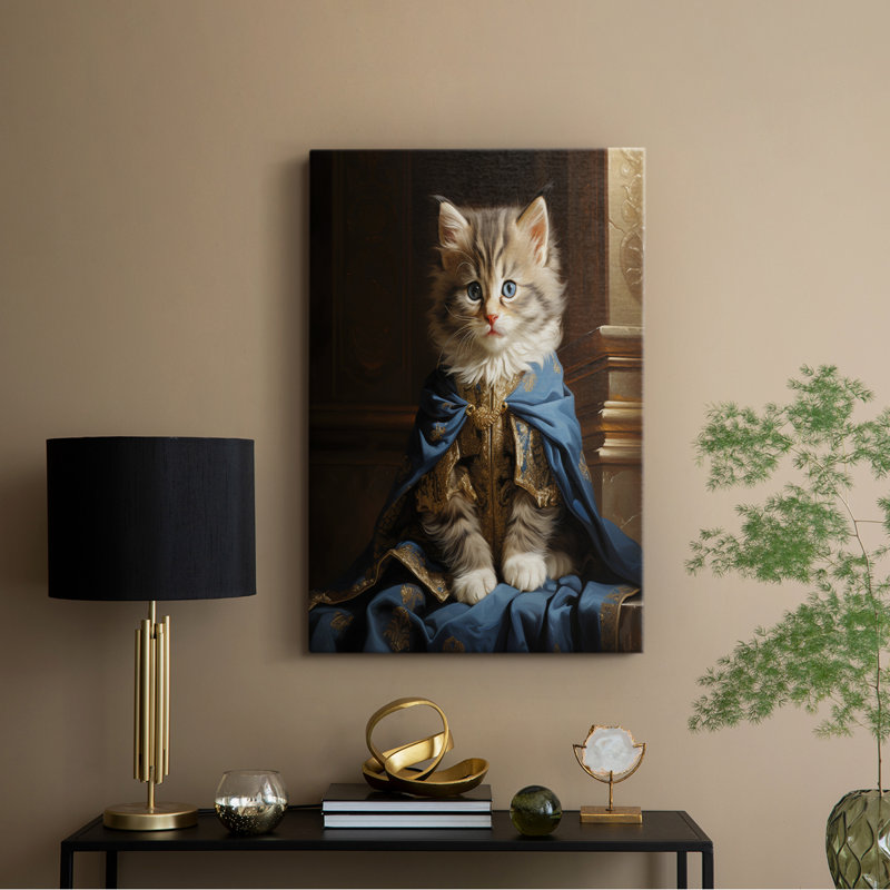 ANIMALS Series CLX III - Toile tendue avec châssis Premium - Prêt à être accroché, H 36 po x l 24 po