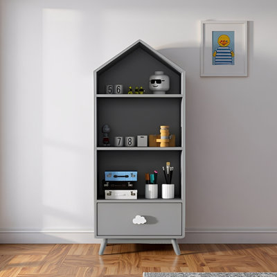 Modern minimalist multi-functional bookcase