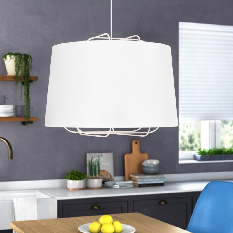 Luminaire suspendu Perimeter, Blanc, Large