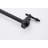 Wall Mount Kitchen Pot Filler Faucet In Matte Black, Folding Arm For Space Saving, 360 Rotation, Double Handles, Brass Construction Black Mounted Kitchen, Handles Effective Water Distribution,-1322570444