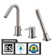 Bathtub Faucet with Handheld Shower, Bath Tub Faucet with Single Handle
