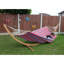 Beach Huts Spreader Bar Hammock Size L With Wooden Stand