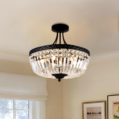 Gweltaz 6 - Light Dimmable Semi Flush Mount