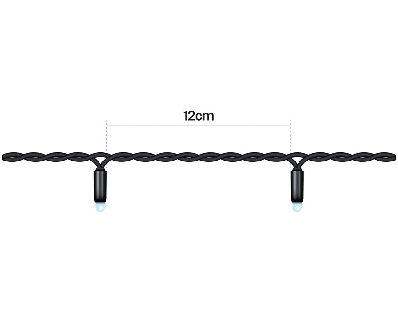 LED Indoor / Outdoor String Lights, 2cm H x 2000cm W x 1cm D