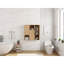 Armoire murale 36 po, porte à fermeture douce, convenant à une petite salle de bain, bureau, pièce de rangement, chêne original - 12 * 3