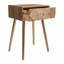 Rickey 45cm W Solid Wood Bedside Table