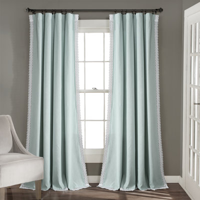 Semi Sheer Curtain Pair
