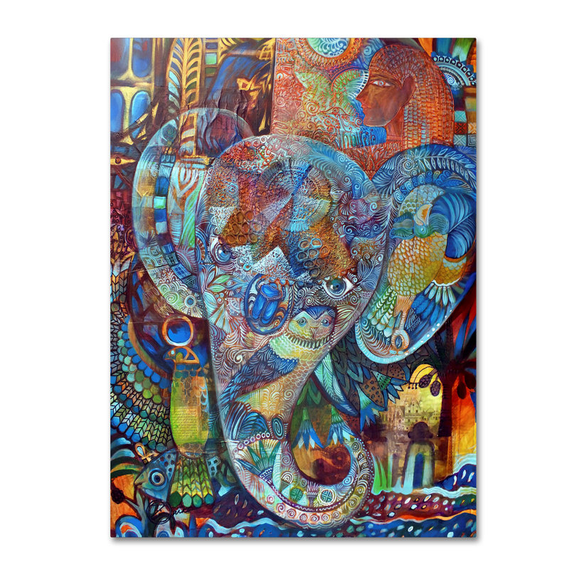 «Égypte», impression sur toile tendue, H 19 po x l 14 po