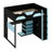 Loft Bed With Integrated Desk, Multi-Level Storage Shelves, USB Ports & RGB Lighting-840089115