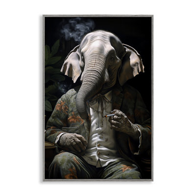 Art éléphant giclée de cigares par r3darch0n
