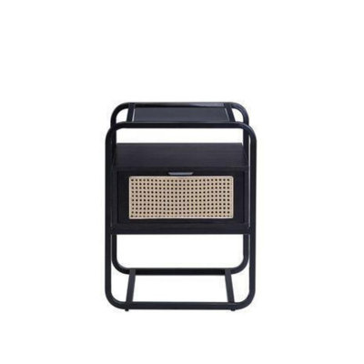Colson Black Finish Accent Table