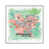 White Floater Framed