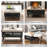 Square Rattan Coffee Table with Storage-2106829971