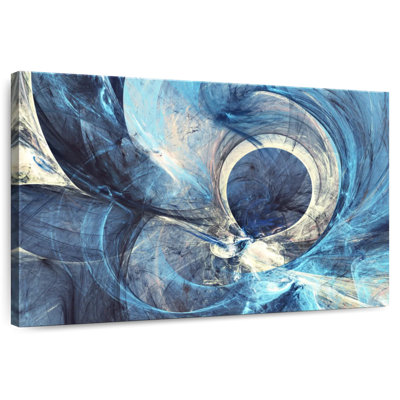 Avery gris et bleu abstrait