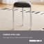 43.3cm H Metal Side Chair in Black