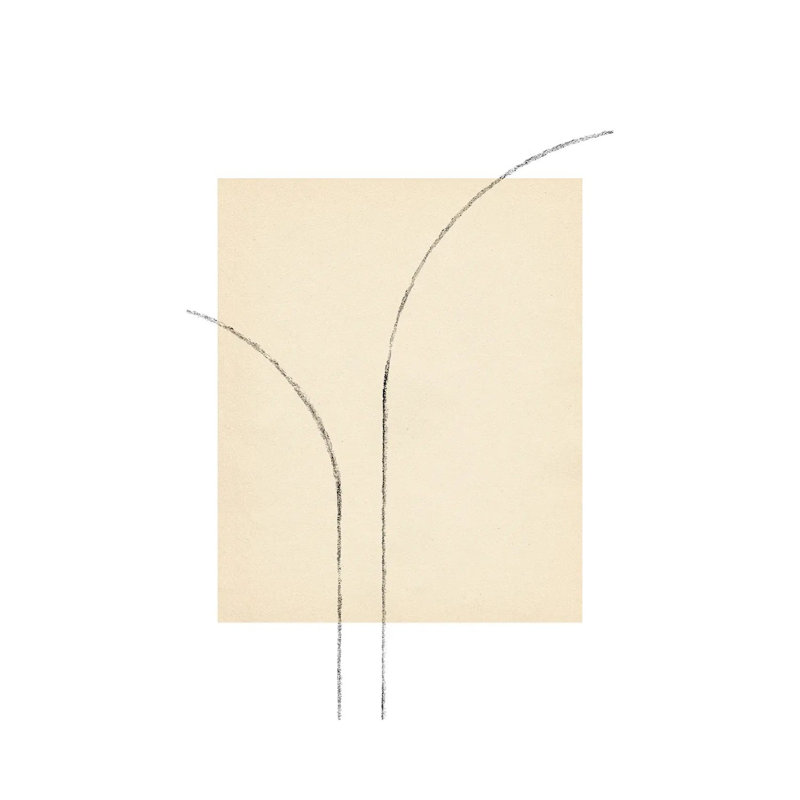 Minimalist Neutral Line Art III by Whales Way - Painting on Canvas, 66.04cm H x 45.72cm W x 3.81cm D, Wrapped Canvas