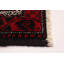 Tapis crème / rouge en laine noué à la main de conception unique 2000 pi 3 pi 7 po x 5 pi 7 po Chunn