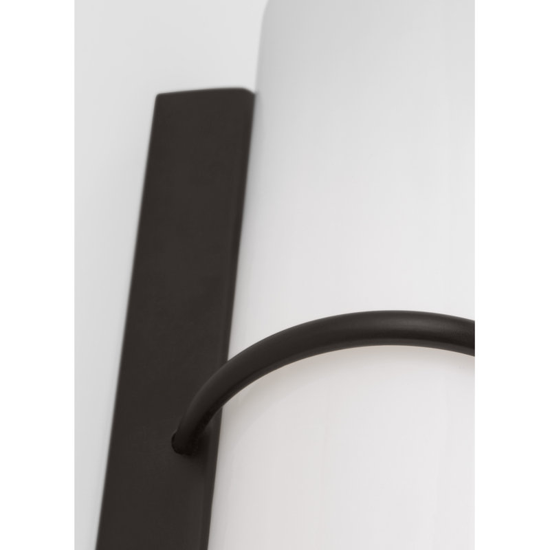 Visual Comfort Studio 1 - Light LED Vanity Light, Matte Black