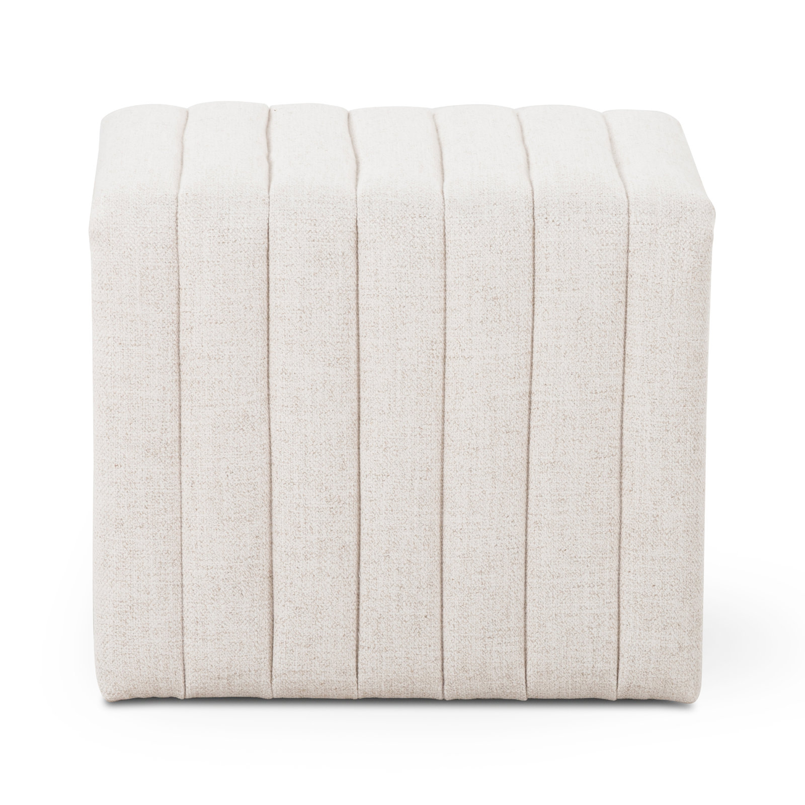 Brandt 22" Ottoman, Dover Crescent Basketweave