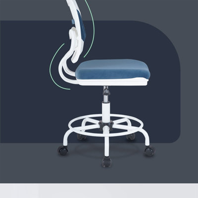 Chaise de travail en tissu