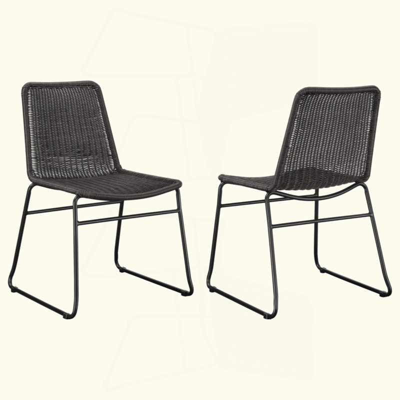Ensemble de 2 chaises d'appoint Dacy