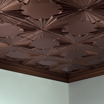 Panneau de plafond décoratif en vinyle 2 pi x 4 pi FASÄDE Art Deco