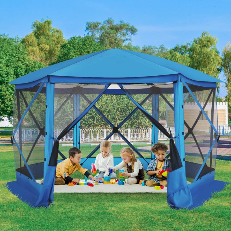 Pop-up abri de jardin, Bleu