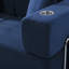 Canapé modulaire modulaire, canapé en velours côtelé en L de 108 po avec assise profonde, coussin nu désossé, canapé-lit modulaire à structure fixe pour le salon, sans assemblage requis (bleu)-805399793
