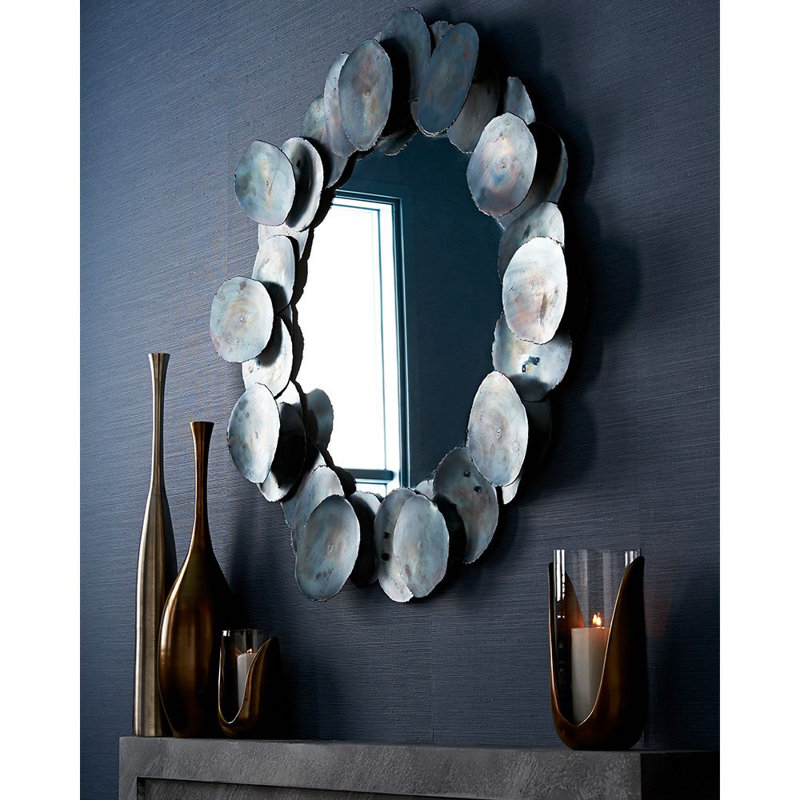Kensey Flat Metal Wall Mirror