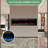 50 Inch Wall Mounted & Recessed Electric Fireplace, 750/1500W Heater with Remote, Custom Flame Colors, Adjustable Brightness, Timer, Log & Crystal Decor, Slim Indoor Fire Place for Living Room