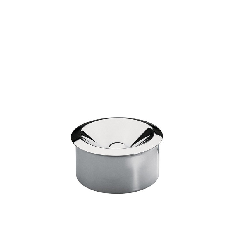 Alessi Bauhaus Ashtray, Stainless Steel