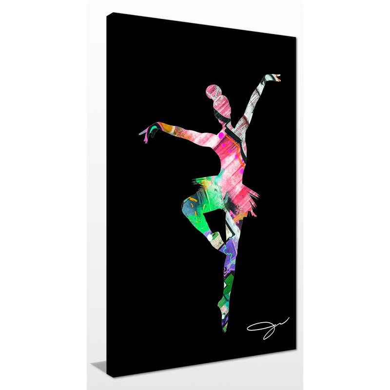Dancer IV - Print on Canvas, 30" H x 18" W
